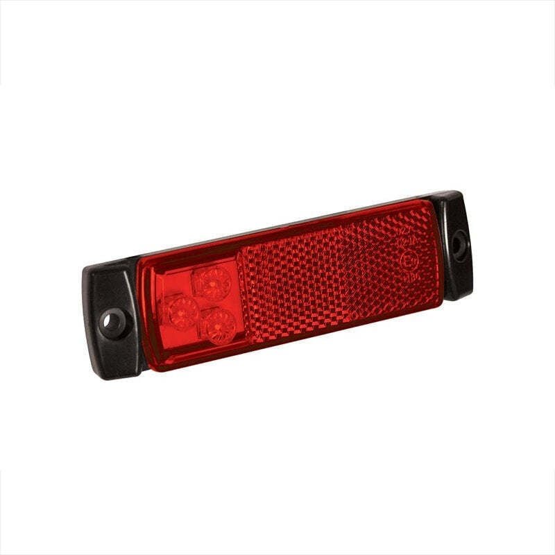 Ruckleuchte 1224v rot 126x30mm led