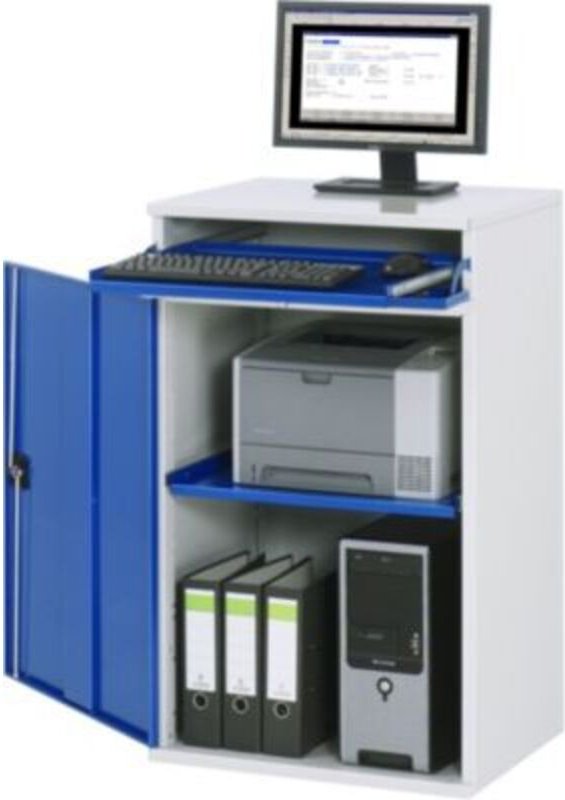 Thumbnail - Computer-Schrank - Modell 60 BxTxH 650x520x1060mm - RAU