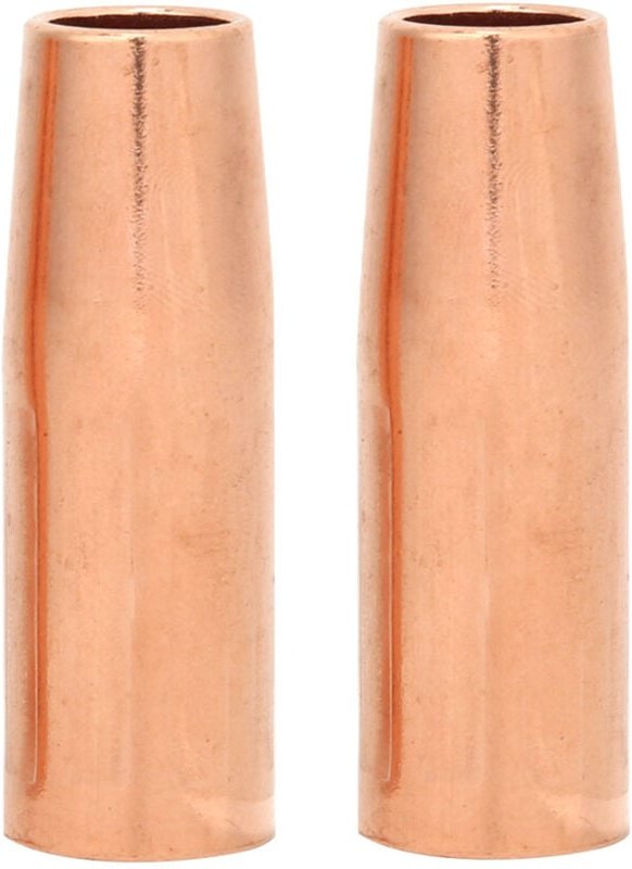 MIG-Schweißpistolendüse, 2 Stück, 21-37 3/8 Zoll, 100 l, hochwertige Verbrauchsmaterialien für Tweco Mini/1, Präzisionsb...