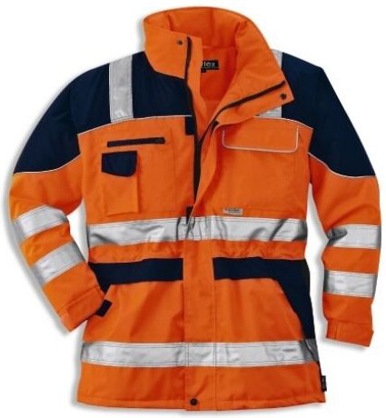 Uvex Construction Protection Flash Herren-Arbeitsjacke - Warnorange Männer-Sicherheitsjacke - Sehr gute Thermoisolierung...