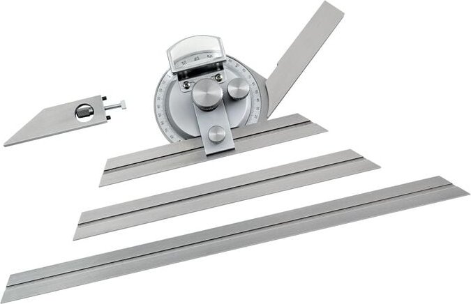 Universalwinkelmessersatz Schienenlänge 150/200/300 mm, verschiebbarer Messschiene - Promat
