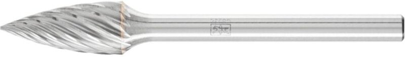 PFERD TOOLS Hartmetall Hochleistungsfrässtift INOX Spitzbogen SPG Ø 06x13 mm Schaft-Ø 3 mm für Edelstahl