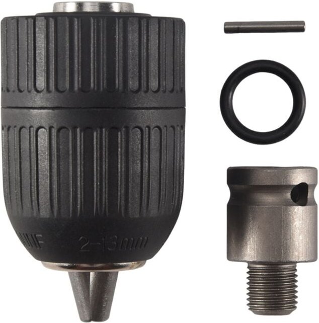2–13 mm 1/2–20UNF mit 1/2-Bohrfutteradapter, selbstsichernder, schlüsselloser elektrischer Bohrer für Schlagschrauber, U...