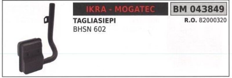 IKRA Schalldämpfer-Schalldämpfer Heckenschere BHSN 602 043849