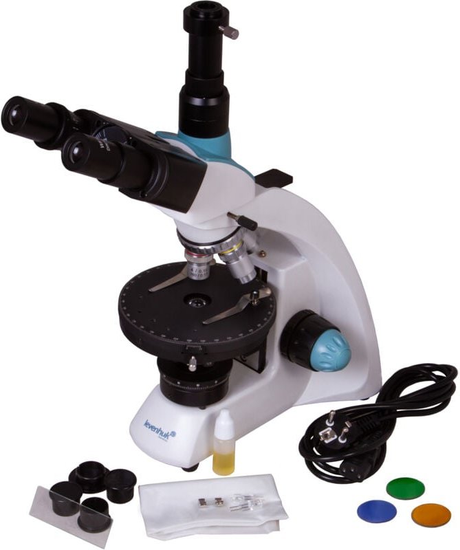 Trinokulares Mikroskop Levenhuk 500T POL