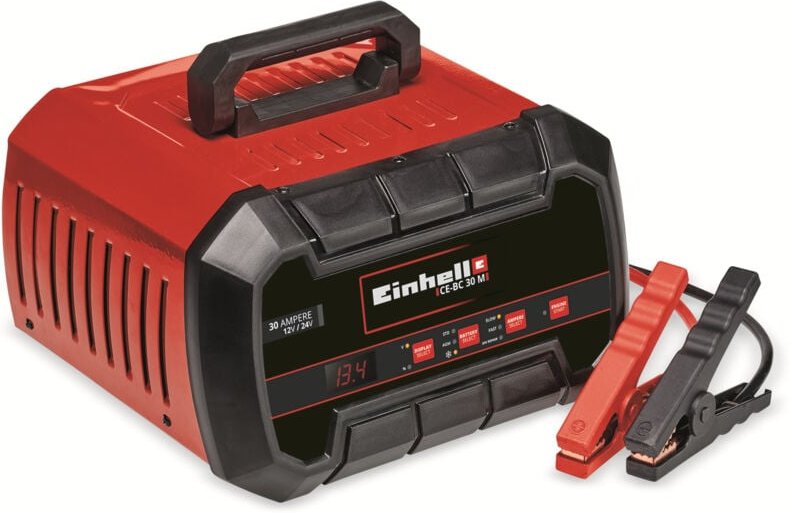 Einhell - Batterie-Ladegerät ce-bc 30 m (für Gel-, agm-, wartungsfreie/-arme Blei-Säure-Batterien, 12V/24V, mehrstufiger...