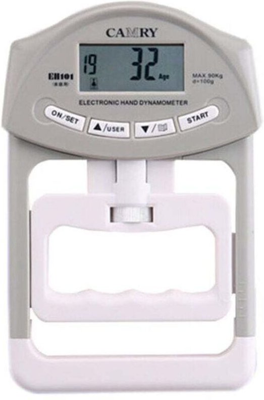 Camry Digitaler Griffkraft-Dynamometer, automatische Aufzeichnung, 200 lbs/90 kg