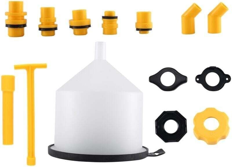 15-teiliges Set Kühlmittel-Einfülltrichter-Set für Autokühler mit Auslaufschutz