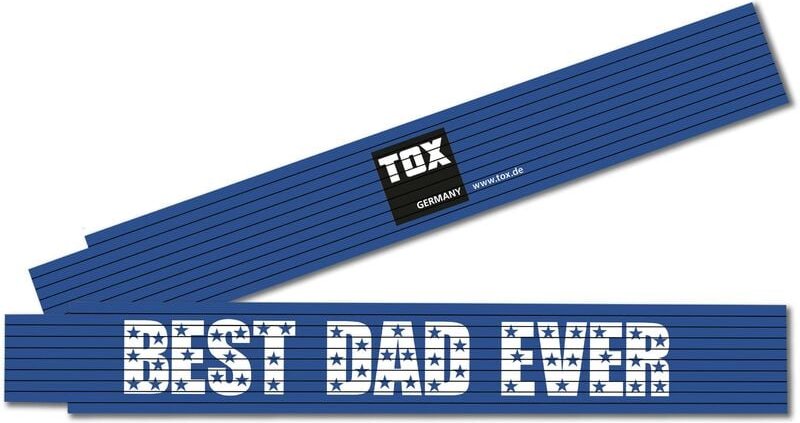 Tox-dübel-techn. - Meterstab 2 mtr. 'best dad ever'