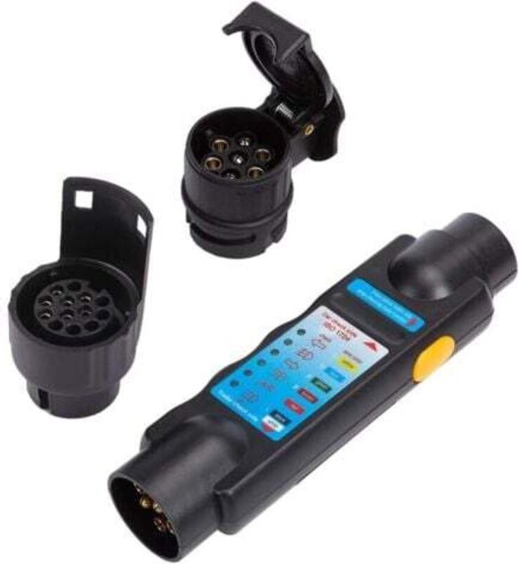 7-poliger Autotester, 12-V-Anhängerprüfer, 7-poliges Beleuchtungs-Verkabelungs-Schaltungsdiagnosewerkzeug (7-poliger Anh...