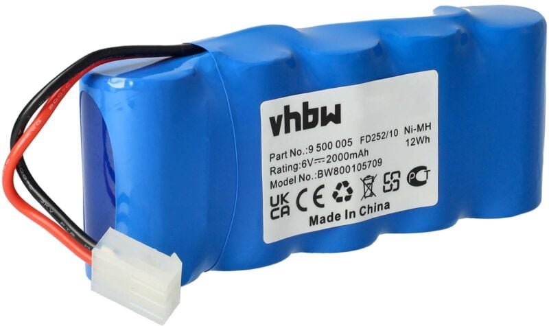 Vhbw - 1x Akku kompatibel mit Bosch Rollfix D861E, FDD087, D962E, D963P, FDD087D, D870E, 861E Werkzeug (2000 mAh, NiMH, ...
