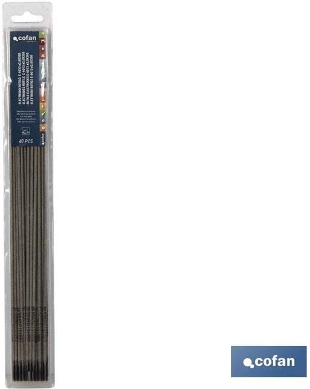 Blister-Rutil-Elektroden E-6013 Ø2,0x300 40 Einheiten