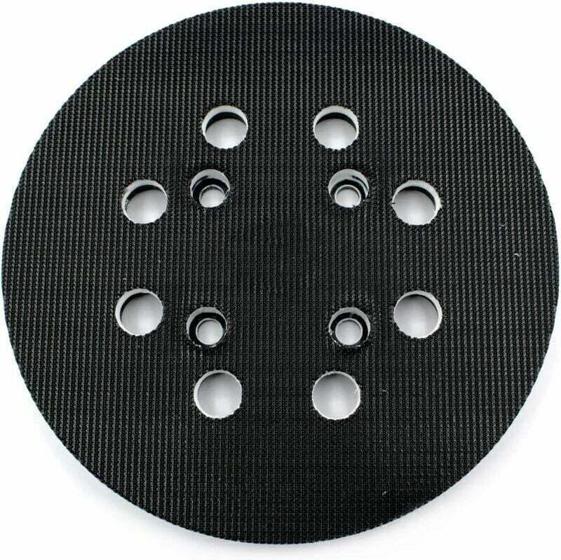 Schleifteller für Bosch (Ø 125 mm, mittlere Härte) mit Zubehörsystem für PEX 300/400 AE / 4000 AE / Advanced Orbit 18 Ex...