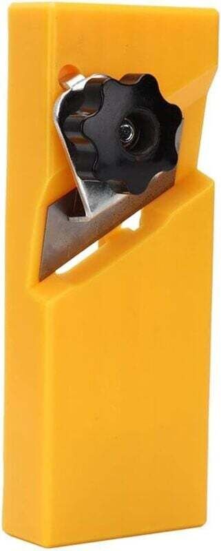 Pialla manuale per legno e cartongesso, levigatrice per smussi e bordi a 45°/90°, pialla a doppia scanalatura per carton...