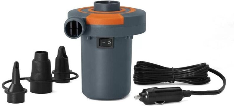 Trade Shop Traesio - Trade Shop - elektrische aufpumpe 3 adapter für 12V zigarettenanzünderventile 62144 -