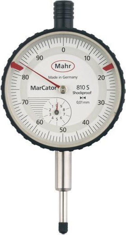 Helios Preisser Messuhr stoß geschützt 0-10mm