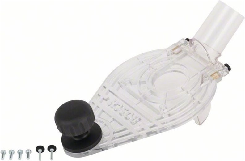 Grundplatte mit Handgriff und Absaugstutzen - Bosch