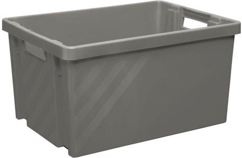 Deckel für Novabac-Behälter 30l Grau Stahl