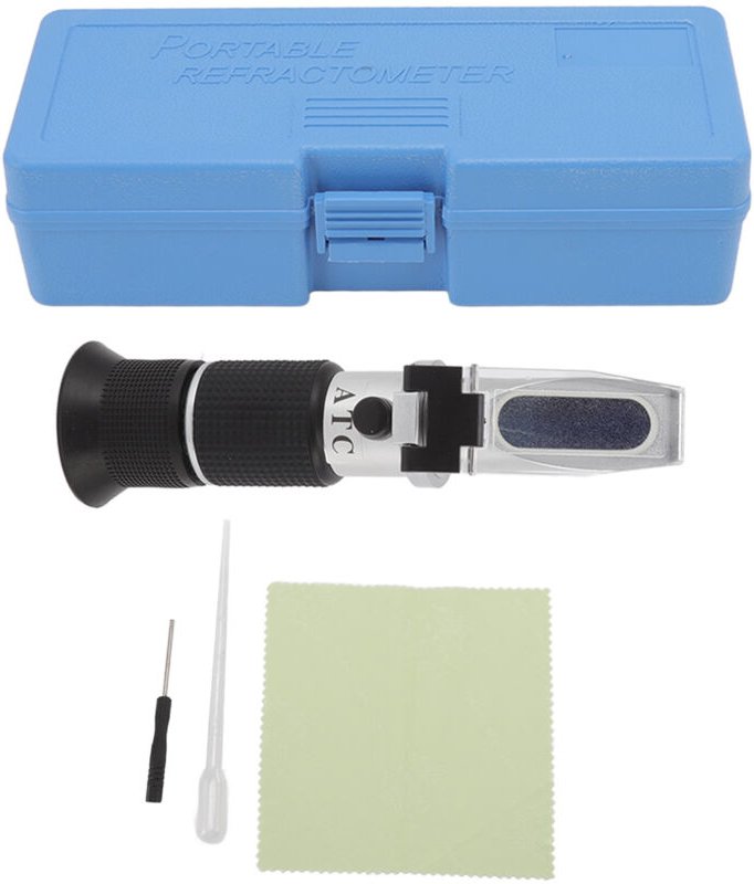 Eosnow 0‑80% Brix Meter Refraktometer Tragbarer Handheld zur Messung des Zuckergehalts in Obstzuckergetränk
