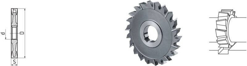 Hss Co5-Scheibenfräser din 885A