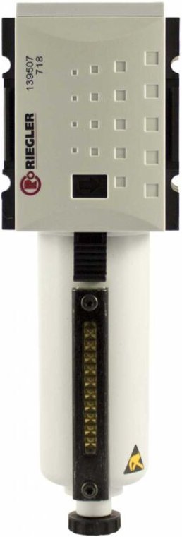 Filter »futura« mit Metallbeh., Sichtrohr, 5 µm, bg 1, g 1/4, va - Riegler