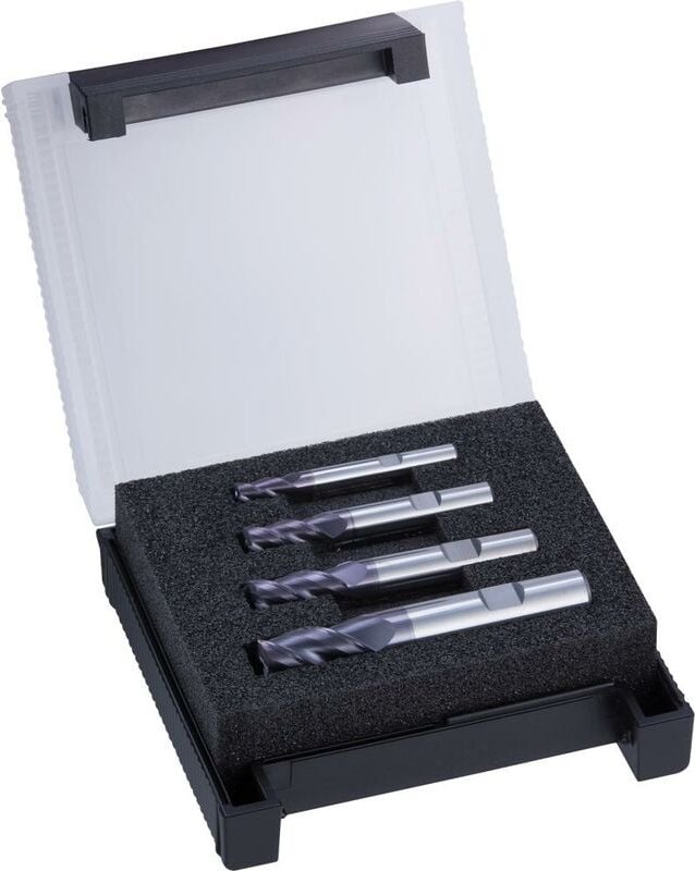 Schruppfräser-Set HPC TiALN Typ INOX Z3 6/8/mm FORMAT