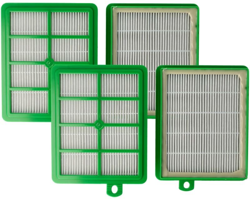 vhbw 4x Staubsaugerfilter kompatibel mit Philips FC9184/01, FC9071/01, FC9153/01, FC9150/01, FC9170/07, FC9170/01 Staubs...