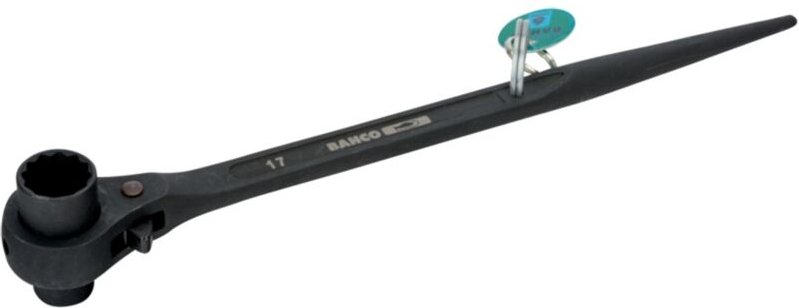 Thumbnail - Bahco Ratschenschlüssel mit Sicherheitsring und Bogen-Schäkel, 19 bis 22 mm