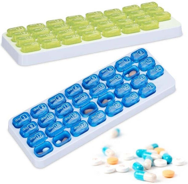 Tablettenbox monat 2er set