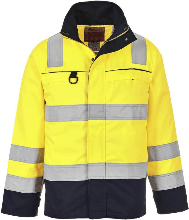 Hochsichtbarer Mehrzweck-Blouson Farbe: Gelb/Navy Größe M - Portwest