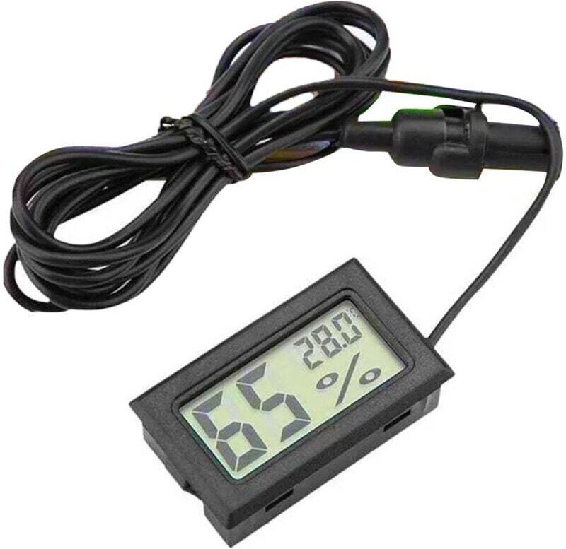 Digitales Mini-Thermometer/Hygrometer, elektronisches Temperatur- und Feuchtigkeitsmessgerät für den Innen- und Außenber...