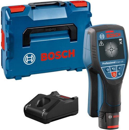 Bosch Ortungsgerät Wallscanner D-tect 120 mit 1x 2,0 Ah Akku + Lader + l-boxx