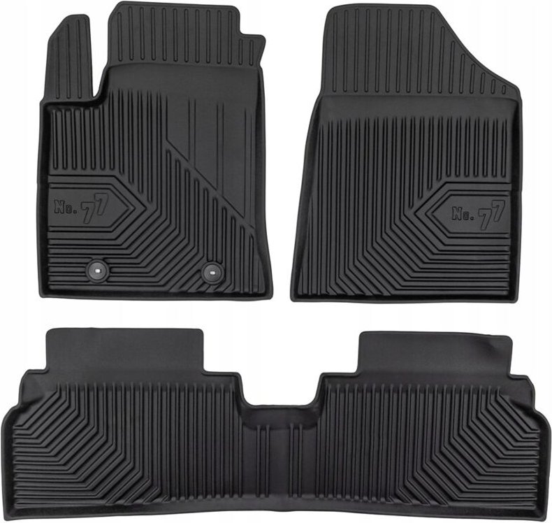 GUMMIMATTEN Hyundai Kona 2 EV Electric ab 2022- BIS 77