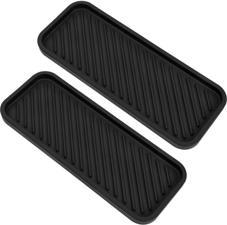 Silikon-Schwammhalter, 2er-Set rutschfeste Küchenschwammhalter, Spülbecken-Schwammorganizer zur Aufbewahrung von Schwämm...