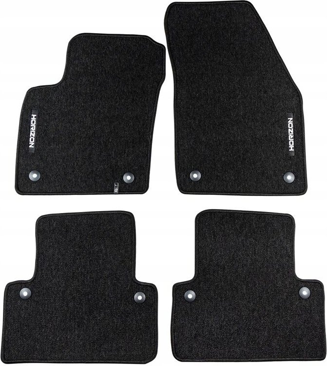VELOURS MATS auto wischtücher Volvo C30 HB 2006-2012 HZ