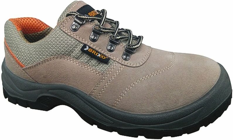 Brixo - Kriminalitätsschuhe mit geringem Wildleder Ranger S1p - 44