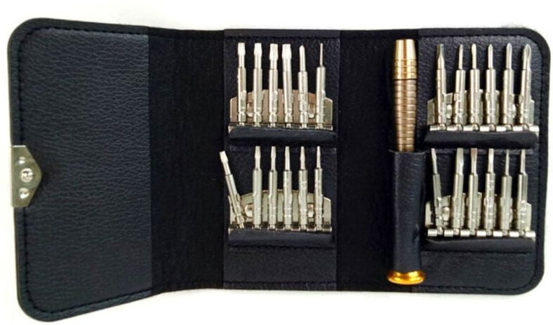 Tragbares 25-in-1-Schraubendreher-Reparatur-Werkzeugset, Schraubendreher für Computer, MacBook Pro, Tablets, pc, Laptops...