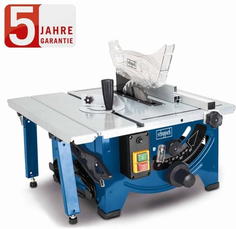 Scheppach - Tischkreissäge HS80 1200W, 210mm Sägeblatt, 48mm Schnitthöhe