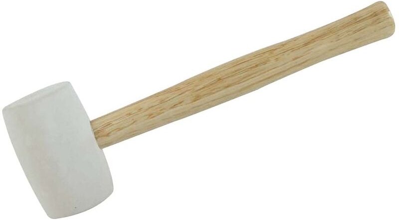 Gummihammer weiß 907 g