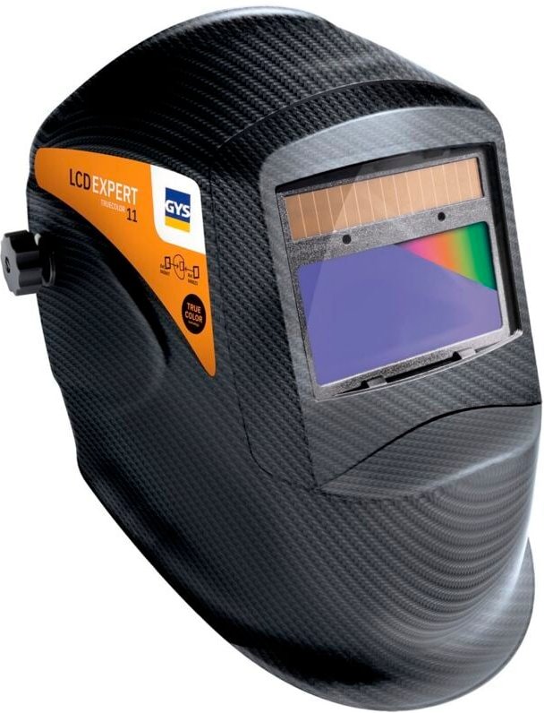Gys 040755 Schweißhelm LCD Expert 11 Carbon True Color