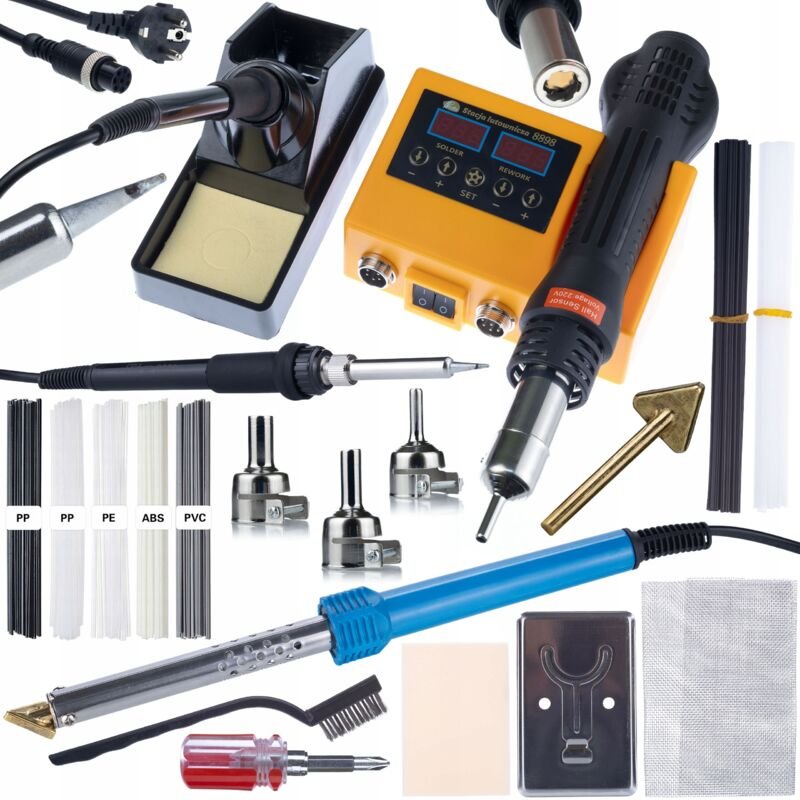 Rosfix Orange Husky OH660 – Lötstation 2-in-1 660W, 100-500°C, LED-Displays Hot-Air & Lötkolben Elektronik & Kunststoffr...