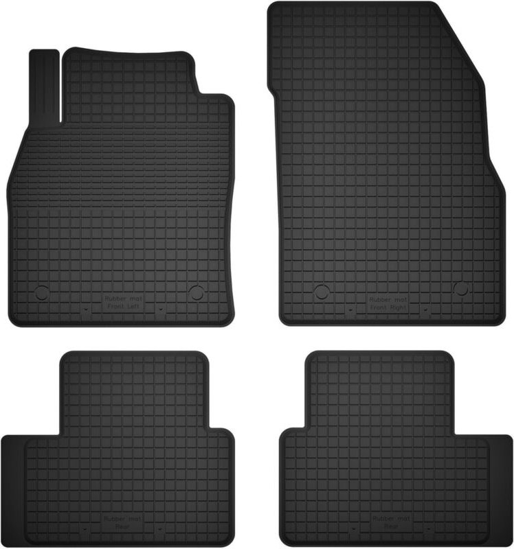 Gummi-Automatten, 4er-Set, Universalmodell: Volvo C30 Fließheck (2006-2012)