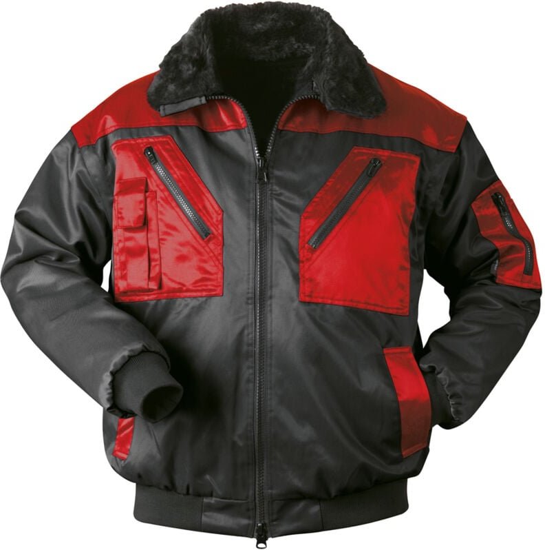 Gr .S (46/48) LEVANGER PILOTJACKE schwarz LEVANGER PILOT JACKET