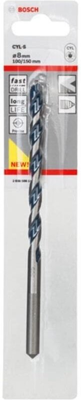 Bosch - Accessories CYL-5 2608588152 Hartmetall Beton-Spiralbohrer 8 mm Gesamtlänge 150 mm Zylindersc
