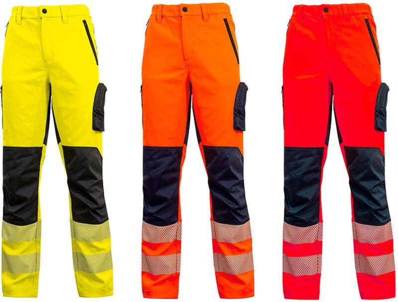 U-Power Roy Warnschutz-Arbeitshose - XXL - Rojo