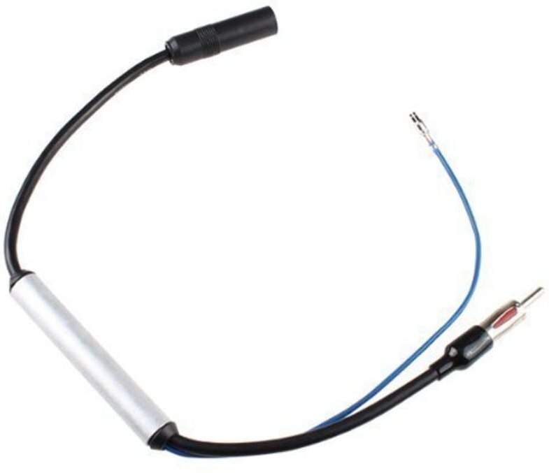 Verlängerungskabel für Autoradio-Antennenverstärker, ISO-DIN-Stecker, FM/AM-Verstärkerkabel mit Stromanschluss