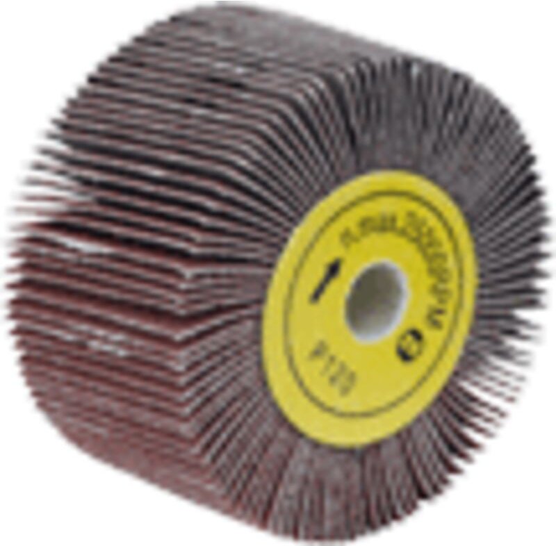 Schleifmopwalze für Walzenschleifer was/e + was/a, Korn 120, 2 Stück - 28562 - Proxxon