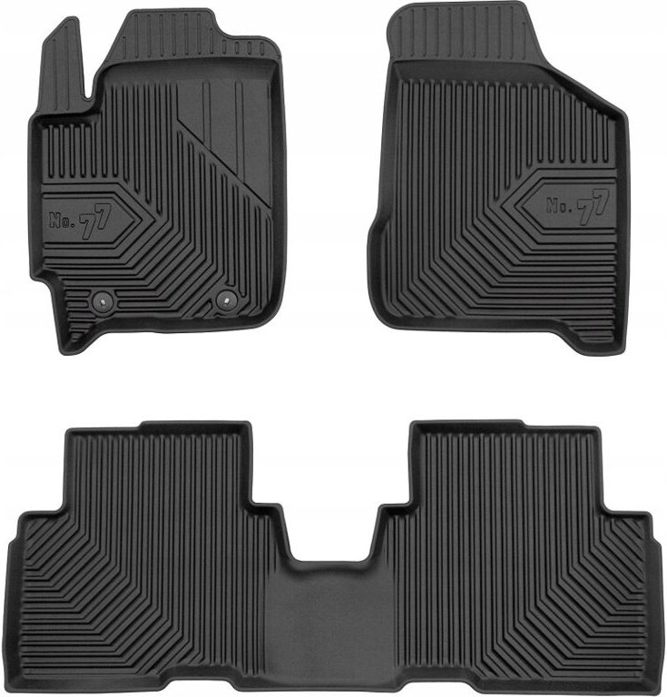 Gummimatten Kia Carens 2 2002-2006 Kofferraum 77