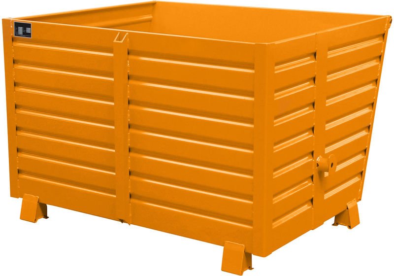 Bauer Stapelkipper BSK 200, lackiert, Gelborange