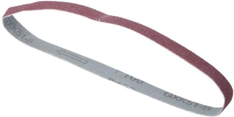 10 Stück 452 x 15 mm Schleifband-Ersatzstreifen für Bandschleifer, Körnung 40-120 (100)